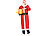 infactory 5-teiliges Weihnachtsmann-Kostüm "Santa Claus" mit Bart und Mütze Gr L infactory Weihnachtsmannkostüme