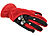 infactory Kuschelige Fleece-Handschuhe mit LED-Beleuchtung, rot, Gr. S/M infactory Fleece Handschuhe mit LED-Beleuchtung