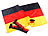 PEARL Fan-Set "Deutschland" mit Aufbewahrungstasche, 5-teilig PEARL Deutschland-Fan-Artikel