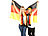 PEARL Fan-Set "Deutschland" mit Aufbewahrungstasche, 5-teilig PEARL Deutschland-Fan-Artikel