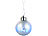 Lunartec Christbaumkugeln mit Farbwechsel-LEDs, Ø 8cm, 4er-Set Lunartec