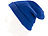 Strick-Mütze: PEARL urban Extrawarme Strickmütze, royalblau