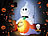 infactory Selbstaufblasender Halloween-Geist mit Beleuchtung, 120 cm hoch infactory Selbstaufblasender Geist