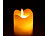 Britesta Echtwachskerze, bewegl. LED-Flamme, Fernbed., Gr.M (Versandrückläufer) Britesta LED-Echtwachskerzen mit beweglicher Flamme und Fernbedienung