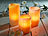 Britesta 3er-Set LED-Echtwachs-Kerzen, Timer & Fernbedienung bis 3 m Reichweite Britesta LED-Echtwachskerze mit Fernbedienungen und Timern
