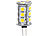 Luminea LED-Stiftsockellampe m. 18 SMD LEDs, G4,12V, tageslichtweiß, rund, 4er Luminea LED-Stifte G4 (tageslichtweiß)