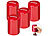 PEARL 4er-Set ultrapraktische Flaschenöffner "push2open" (Kapselheber) PEARL Pop-Up-Bieröffner