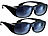 Überbrille: PEARL 2er-Set Überzieh-Sonnenbrillen "Day Vision" für Brillenträger
