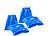 PEARL 2er-Set 2in1-Strandtaschen mit aufblasbarem Schwimmkissen, 31 x 33 cm PEARL