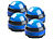 newgen medicals 4er-Set Massageroller für den ganzen Körper, mit 360°-Halterung, blau newgen medicals Öl-Massageroller