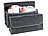 Lescars 2er Pack Anti-Rutsch-Kofferraumtasche mit Klettbefestigung "Large" Lescars kofferraum Organizer Taschen