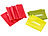 Speeron 3er-Set Widerstandsbänder aus Latex, 3 Stärken, je 1,5 m Länge Speeron Pilates Fitnessbänder