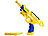 Playtastic Leichte Spielzeugpistole mit 6 Schaumstoffgeschossen Playtastic Soft Dart Blaster-Pistolen