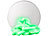 Modelliermasse: Playtastic Nachleuchtende Knete "Glow in the dark", 50 g, grün