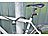 PEARL Stahlkabel-Fahrradschloss PEARL Gliederschlösser mit Schlüssel für Fahrrad und Motorrad