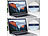 PEARL 6er-Set Universal-Webcam-Abdeckungen mit Schiebe-Mechanismus PEARL
