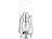 Lunartec Ultra helle LED-Sturmlampe, Akku, 200lm, 3W, tageslichtweiß, silbern Lunartec Akku-LED-Sturmlampen