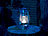 Lunartec Ultra helle LED-Sturmlampe, Akku, 200lm, 3W, tageslichtweiß, silbern Lunartec Akku-LED-Sturmlampen