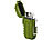 PEARL 2er-Set Elektronisches Feuerzeug mit doppeltem Lichtbogen, IP56, oliv PEARL Elektronisches Lichtbogen-Feuerzeuge, wasserdicht