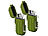PEARL 2er-Set Elektronisches Feuerzeug mit doppeltem Lichtbogen, IP56, oliv PEARL