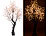Außendeko: Luminea LED-Deko-Kirschbaum, 576 beleuchtete Blüten, 200 cm, Versandrückläufer