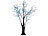 Luminea LED-Deko-Kirschbaum, 336 farbig beleuchtete Blüten, 180 cm, IP44 Luminea Große LED-Bäume für innen und außen