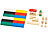 Playtastic Domino-Set mit 480 farbigen Holzsteinen, Versandrückläufer Playtastic Holz Domino Rallye