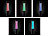 Lunartec Tornado-Lampe mit Lautsprecher, RGB-LEDs, Glitzer, Bluetooth & AUX-In Lunartec
