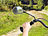 PEARL 2er-Set Fahrrad-Rückspiegel mit Lenkerhalterung, für rechts und links PEARL Fahrrad-Rückspiegel-Sets