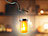 Luminea Solar-LED-Hängelampe im Einmachglas, Flammeneffekt, Lichtsensor, IP44 Luminea Solar-LED-Einmachgläser mit Fackel-Effekt