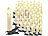 Lunartec 3er-Set LED-Weihnachtsbaum-Lichterketten, je 20 LED-Kerzen, IP44 Lunartec LED-Weihnachtsbaumkerzen-Lichterketten Outdoor