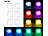 Lunartec 6er-Set Deko-Lichter im Eiswürfel-Look mit RGB-Farbwechsel-LED Lunartec LED-Stimmungsleuchte im Eiswürfel-Look