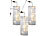 Lunartec 3er-Set Organza-Lichterschlauch-Skulpturen mit 20 LEDs, 60 cm Lunartec Lichtskulptur