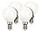 Luminea Retro-LED-Lampe, G45, 3 W, E14, 200 lm, warmweiß, 4er-Set Luminea LED-Tropfen E14 G45 (warmweiß)