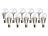 Luminea LED-Lampe, 12 W, E27, warmweiß, 2700 K, 1055 lm, 10er-Set Luminea LED-Tropfen E27 (warmweiß)