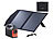 revolt Powerstation & Solar-Generator mit faltbarem 50-W-Solarpanel; 155 Wh revolt 2in1-Solar-Generatoren & Powerbanks, mit externer Solarzelle