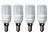 Luminea High-Power LED-Kolben, E14, 3,5W, 360°, 350lm,warmweiß,4er-Set Luminea LED-Kolben E14 (warmweiß)