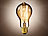 Luminea 2 Vintage-Schmucklampen mit handgewickelten Draht, konisch und gewölbt Luminea Kohle-Filament-Tropfen E27 (warmweiß)
