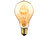 Luminea 2 Vintage-Schmucklampen mit handgewickelten Draht, konisch und gewölbt Luminea Kohle-Filament-Tropfen E27 (warmweiß)