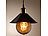 Luminea Vintage-Schmucklampe, gewölbt, mit gitterförmigem Glühdraht Luminea Kohle-Filament-Tropfen E27 (warmweiß)