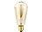Luminea Vintage-Schmucklampe, konisch, mit gitterförmigem Glühdraht Luminea Kohle-Filament-Tropfen E27 (warmweiß)