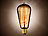 Luminea Vintage-Schmucklampe, konisch, mit gitterförmigem Glühdraht Luminea Kohle-Filament-Tropfen E27 (warmweiß)