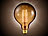Luminea Vintage-Globe-Schmucklampe mit gitterförmigem Glühdraht, E27-Fassung Luminea Kohle-Filament-Tropfen E27 (warmweiß)