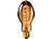 Luminea Vintage-Schmucklampe, gewölbt, mit spiralförmigem Glühdraht Luminea Kohle-Filament-Tropfen E27 (warmweiß)