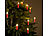 Lunartec FUNK-Weihnachtsbaum-LED-Kerzen mit Fernbedienung, 30er-Set, rot Lunartec Kabellose LED-Weihnachtsbaumkerzen mit Fernbedienung
