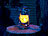 Lunartec LED-Sturmlaterne mit Flammen-Effekt, 25 cm Höhe, bronzefarben Lunartec LED-Sturmlampen mit Flammen-Imitation