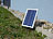Luminea Solar-LED-Fluter für außen, RGBW, 30 Watt, mit Fernbedienung & Timer Luminea Wetterfeste Solar-LED-Fluter mit Dämmerungs-Sensor (RGBW)