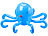 Playtastic Aufblasbarer Oktopus mit integriertem Wassersprinkler für Kinder Playtastic