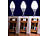 Luminea 4er-Set LED-Kerzen, 3 Helligkeits-Stufen, tageslichtweiß, 6500K, 5,5W Luminea LED-Kerzen E14 mit 3 Helligkeitsstufen