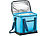 PEARL Faltbare Kühltasche mit Griffen, wasserdichte Lkw-Plane, 26 l, blau PEARL Faltbare Kühltaschen